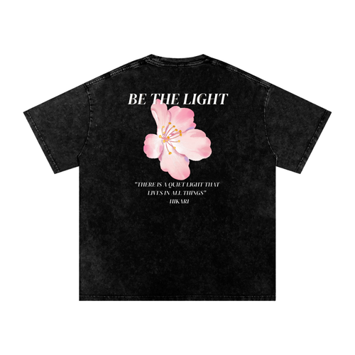 V.1 Knowing Light - Snow Washed Oversized Cotton T-Shirt