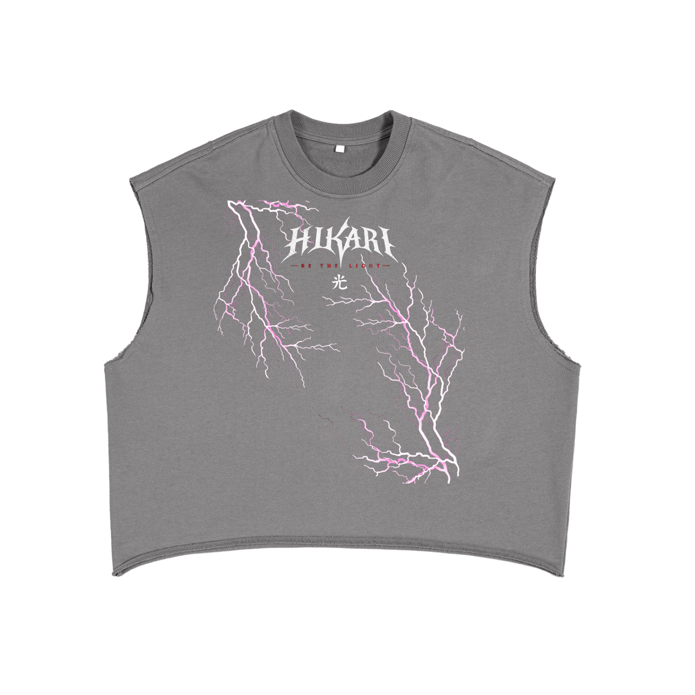 V.2 Striking Light - French Terry Boxy Tank Top