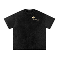 V.1 Birth of Light - Snow Washed Oversized Cotton T-Shirt