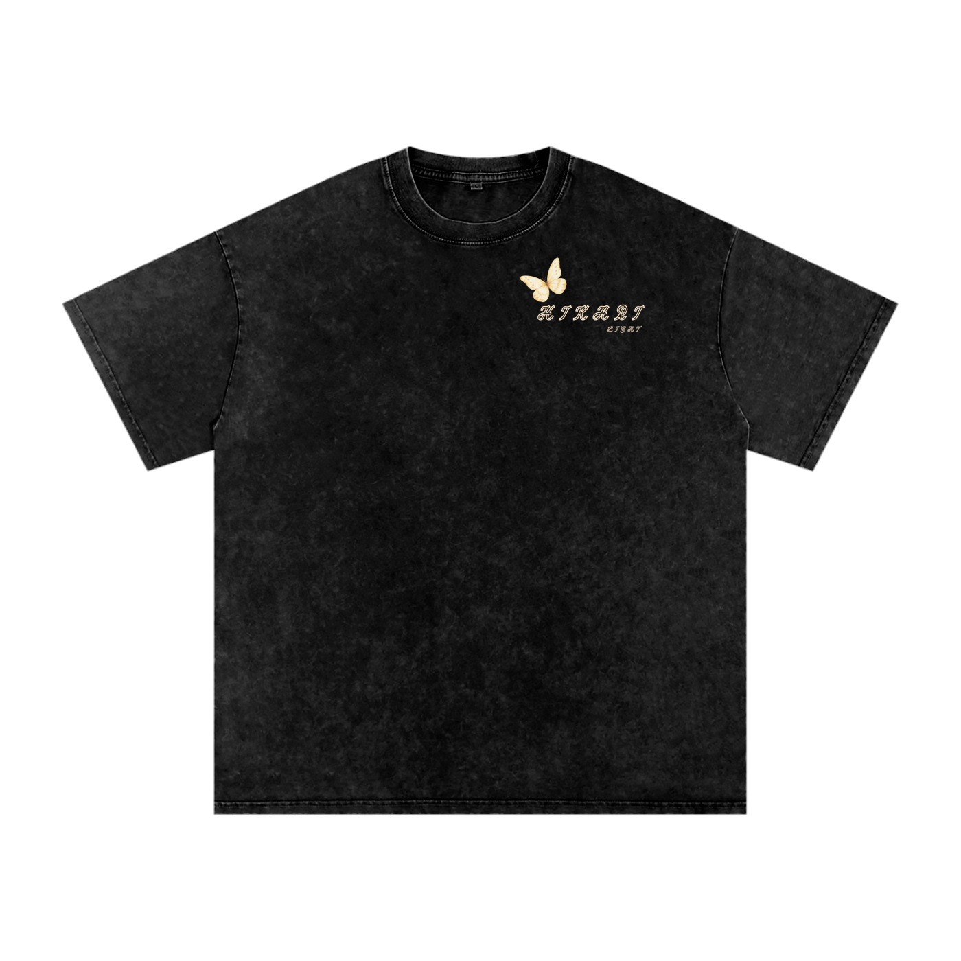 V.1 Birth of Light - Snow Washed Oversized Cotton T-Shirt