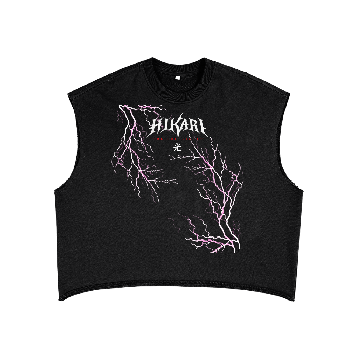 V.2 Striking Light - French Terry Boxy Tank Top