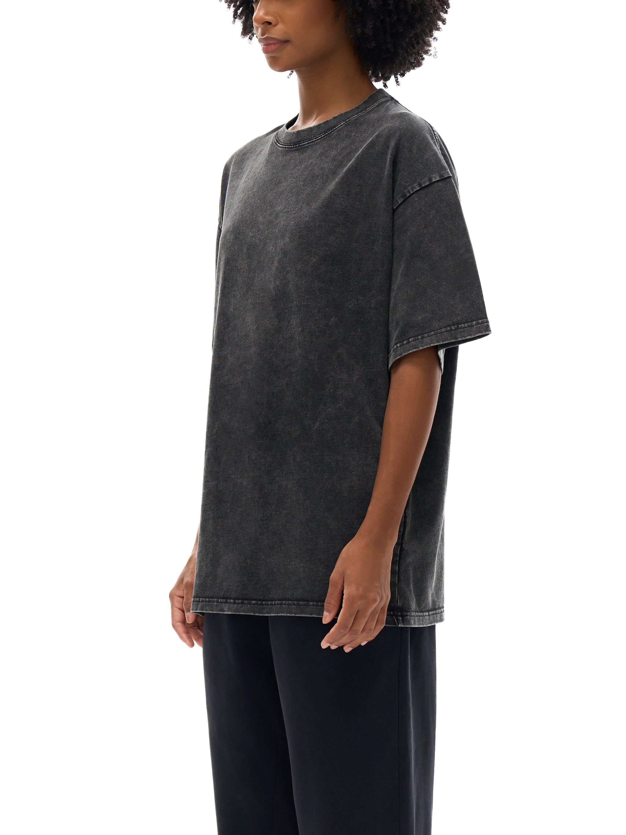 V.1 Knowing Light - Snow Washed Oversized Cotton T-Shirt