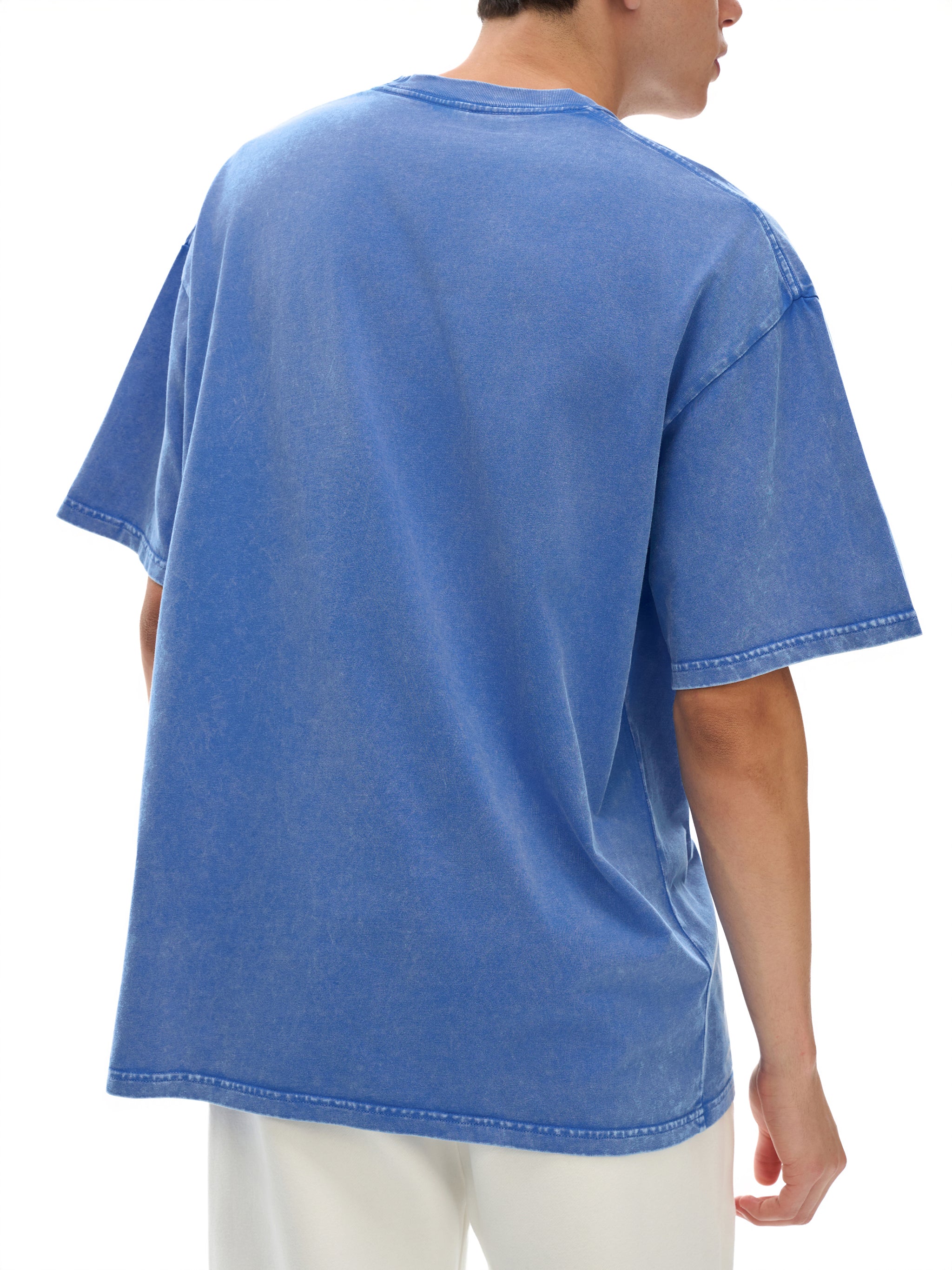 V.1 Birth of Light - Snow Washed Oversized Cotton T-Shirt